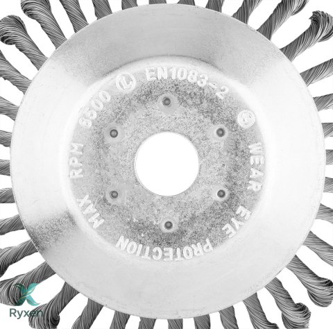 Szczotka druciana do kosy spalinowej 200 x 25.4 mm, twarda, druty splątane GRAPHITE