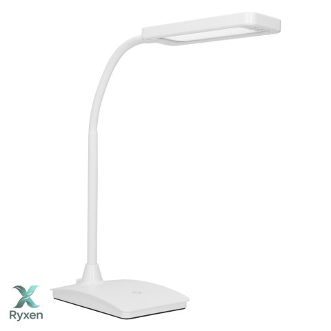 AMET LED DIM 6W, lampka biurkowa, 360lm, 3000K, biała, funkcja ściemniania Orno