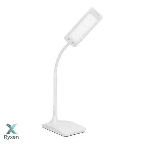 AMET LED DIM 6W, lampka biurkowa, 360lm, 3000K, biała, funkcja ściemniania Orno