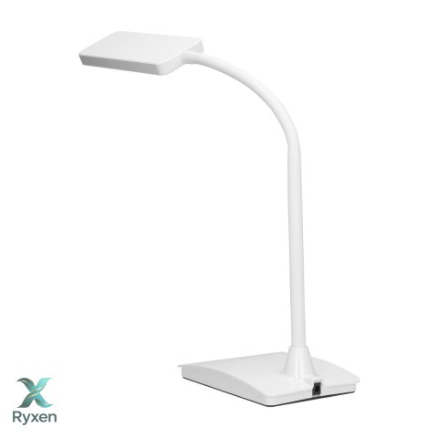 AMET LED DIM 6W, lampka biurkowa, 360lm, 3000K, biała, funkcja ściemniania Orno