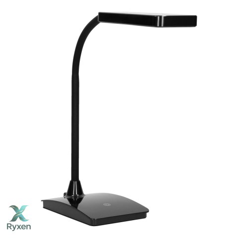 AMET LED DIM 6W, lampka biurkowa, 360lm, 3000K, czarna, funkcja ściemniania Orno