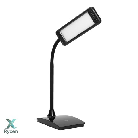 AMET LED DIM 6W, lampka biurkowa, 360lm, 3000K, czarna, funkcja ściemniania Orno
