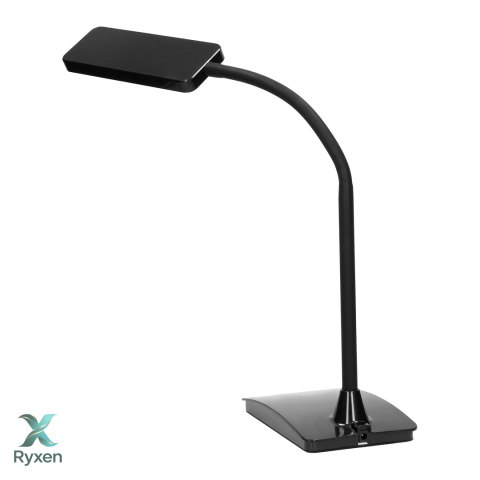 AMET LED DIM 6W, lampka biurkowa, 360lm, 3000K, czarna, funkcja ściemniania Orno