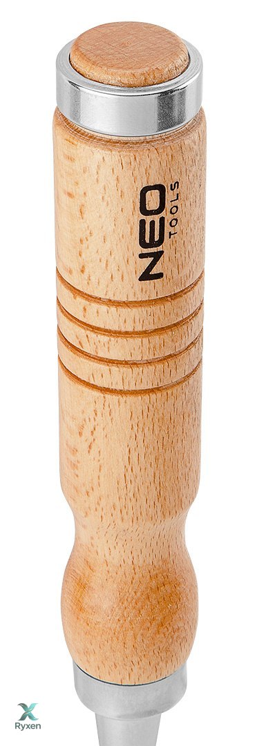 Dłuta 6, 12, 18, 24 mm, zestaw 4 szt., uchwyt drewniany NEO TOOLS