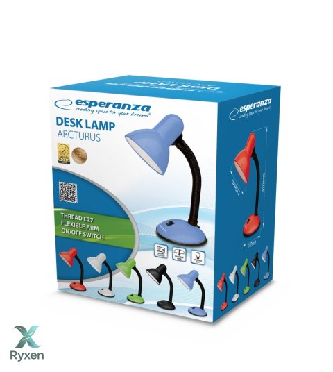 ELD107G Esperanza lampka biurkowa e27 arcturus zielona Esperanza
