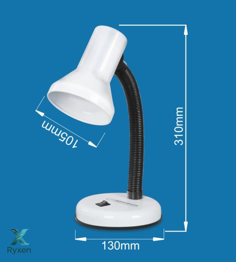 ELD108K Esperanza lampka biurkowa e27 altair czarna Esperanza