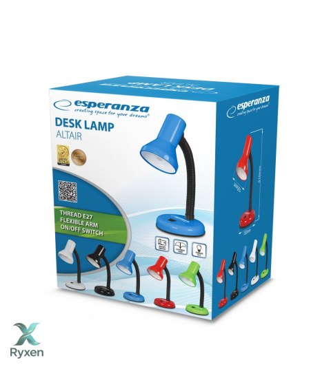 ELD108R Esperanza lampka biurkowa e27 altair czerwona Esperanza