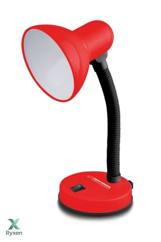 ELD109R Esperanza lampka biurkowa e27 vega czerwona Esperanza