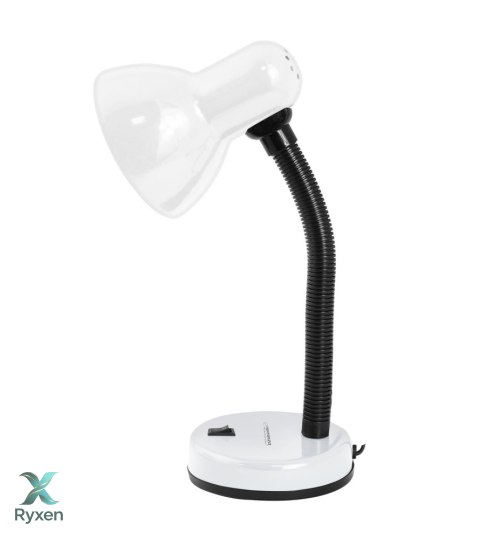 ELD109W Esperanza lampka biurkowa e27 vega biała Esperanza