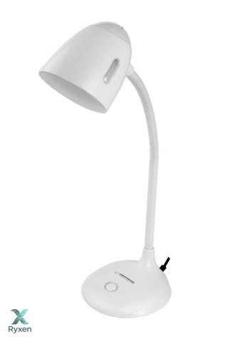 ELD110W Esperanza lampka biurkowa e27 electra biała Esperanza