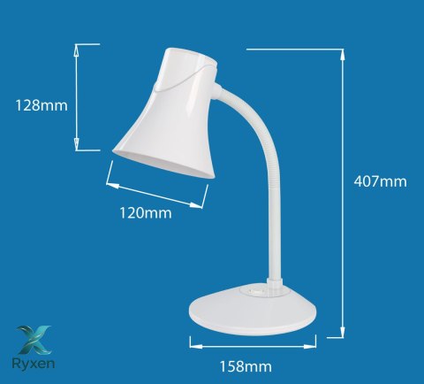 ELD111B Esperanza lampka biurkowa e27 polaris niebieska Esperanza
