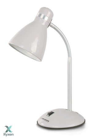 ELD113W Esperanza lampka biurkowa e27 alkes biała Esperanza