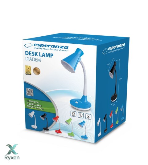 ELD115G Esperanza lampka biurkowa e27 didaem zielona Esperanza
