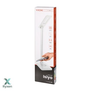 ISIYO LED 7W Lampka biurkowa z ładowarką indukcyjną i USB, 390lm, 3000-4000-6000K, zmiana temperatury barwowej i funkcja ściemni Orno