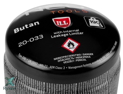 Lampa lutownicza gazowa na naboje 190 g + 4 naboje gazowe nabijane NEO TOOLS