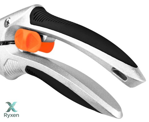 Sekator by-pass 210 mm, zakres do 20 mm, aluminiowy, uchwyt pokryty gumą TPR NEO TOOLS
