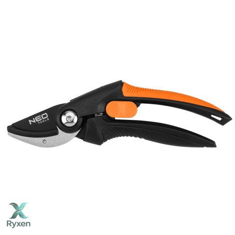Sekator kowadełkowy 210 mm, zakres do 20 mm, materiał: PP, uchwyt pokryty gumą TPR NEO TOOLS
