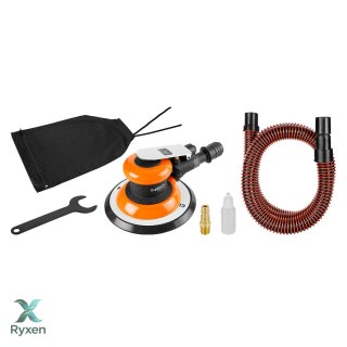 Szlifierka mimośrodowa pneumatyczna 150 mm, podciśnieniowe odsysanie pyłu NEO TOOLS