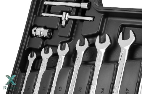 Zestaw kluczy nasadowych 1/2", 1/4", 82 szt., CrV NEO TOOLS