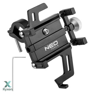 Aluminiowy uchwyt na telefon do roweru NEO TOOLS