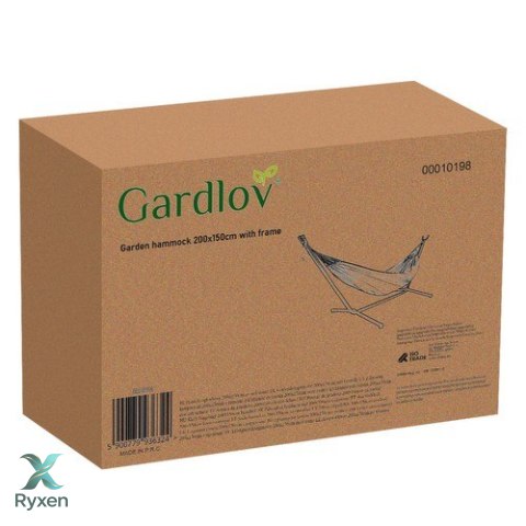 Hamak ogrodowy 200x150cm ze stelażem GARDLOV