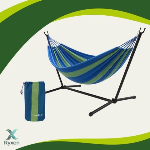 Hamak ogrodowy 200x150cm ze stelażem GARDLOV