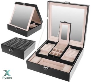 Kuferek na biżuterię - czarny Beautylushh BEAUTYLUSHH