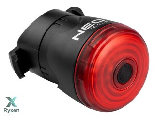 Lampka rowerowa tylna, funkcja STOP NEO TOOLS