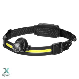 Latarka czołowa LED COB + CREE z akumulatorem 1200 mAh Orno
