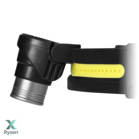 Latarka czołowa LED COB + CREE z akumulatorem 1200 mAh Orno