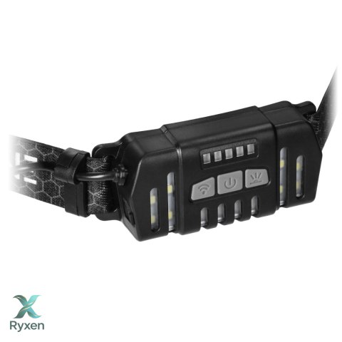 Latarka czołowa LED COB + CREE z akumulatorem 1200 mAh Orno