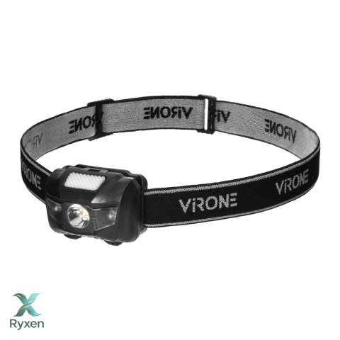 Latarka czołowa LED CREE 3W + 2 czerwone diody LED Orno