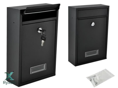 Skrzynka na listy S6237 - czarna MALATEC