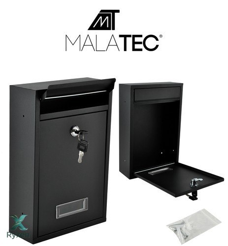 Skrzynka na listy S6237 - czarna MALATEC