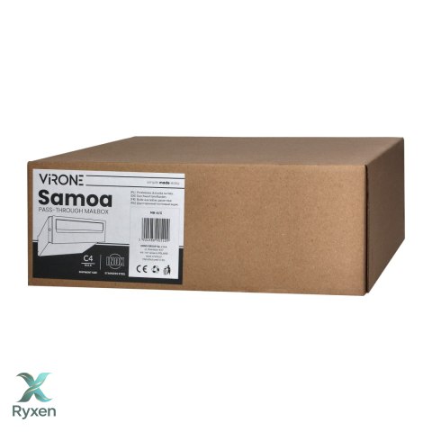 Skrzynka na listy SAMOA, inox Orno