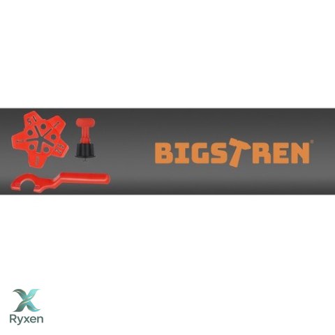 System do poziomowania płytek 150szt + klucze BIGSTREN