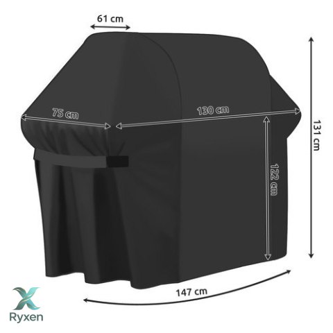 Pokrowiec na grill ogrodowy 147x61x122cm KAMINER