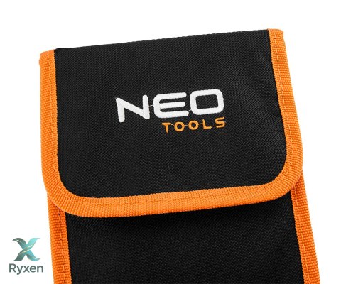 Dłuta 6, 12, 18, 24, zestaw 4 szt. Uchwyt dwukomponentowy. Pakowane w etui NEO TOOLS