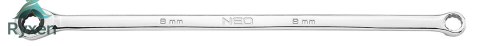 Klucze oczkowe z grzechotką, długie, zestaw 6 szt., 8 - 19 mm, miękkie etui NEO TOOLS
