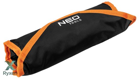 Klucze płasko-oczkowe z grzechotką i przełącznikiem, zestaw 12 szt., 8 - 19 mm, miękkie etui NEO TOOLS