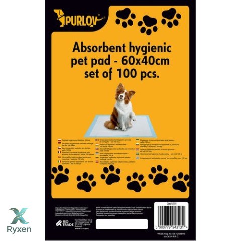 Podkład higieniczny 60x40cm 100szt. Purlov 21599 PURLOV
