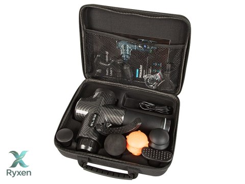 44-340# Pistolet do masażu masażer blow wave 4000 + 10 końcówek + walizka Blow