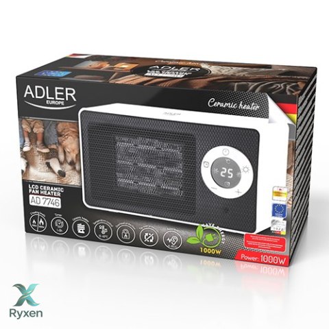 AD 7746 Termowentylator ceramiczny z lcd ADLER