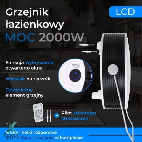 CR 7747 Grzejnik łazienkowy z lcd CAMRY