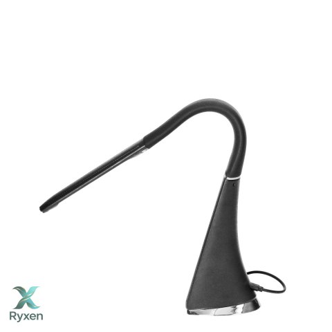 DOLOMIT LED 5W, lampka biurkowa z budzikiem, 300lm, 4000K, czarna Orno