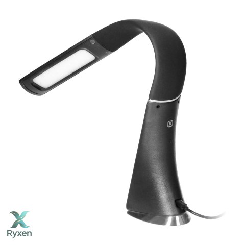 DOLOMIT LED 5W, lampka biurkowa z budzikiem, 300lm, 4000K, czarna Orno