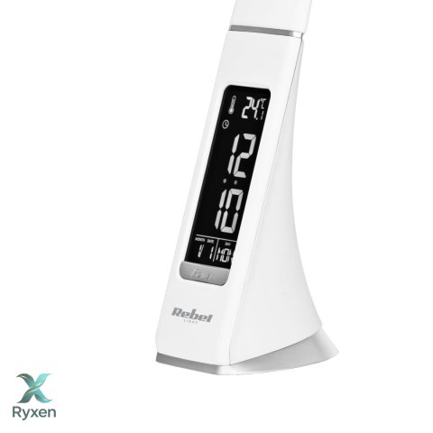 Lampka REBEL Led na biurko (zegar, datownik, temperatura) Rebel