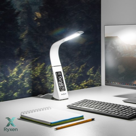 Lampka REBEL Led na biurko (zegar, datownik, temperatura) Rebel