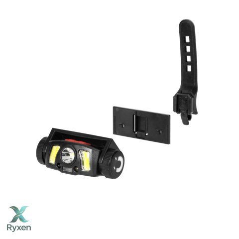 Latarka czołowa/światło rowerowe LED COB + XPG z akumulatorem Li-ion 1200mAh, czujnik ruchu Orno