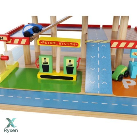 Parking garaż - drewniany 22446 KRUZZEL